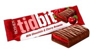 Roshen Tidbit Baton z nadzieniem o smaku wiśniowego brownie 50 g Inna marka