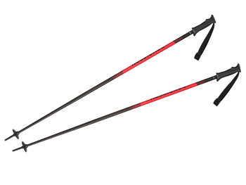 Rossignol, Kijki narciarskie, Tactic czarny, czerwony, 120 cm - Rossignol