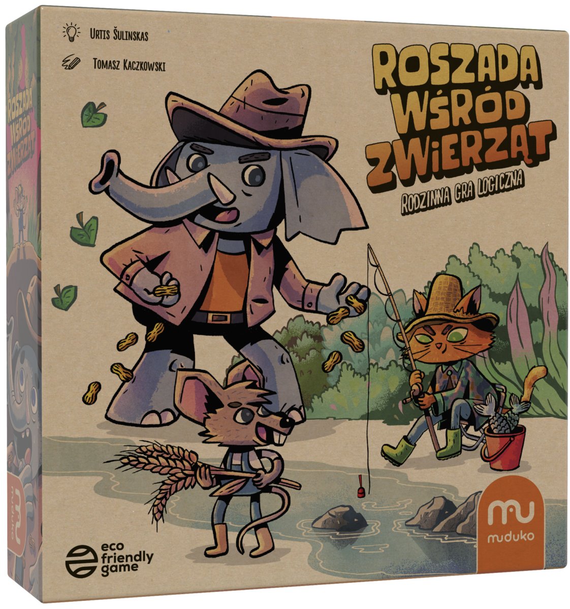 Roszada Wśród Zwierząt, gra logiczna, Trefl, MUDUKO