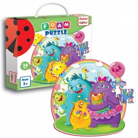 Roter Kafer, puzzle, Potworki, 36 el.