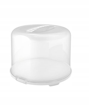 ROTHO Pojemnik na ciasto tort uchwyt do przenoszenia wysoki XL 26cm biały - inna (Inny)