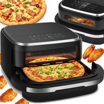 ROUNY BakeL 12" Piec do Pizzy 2200W 40–230°C Podwójne Grzanie Wielofunkcyjny Mini Piekarnik 11w1 ROUNY