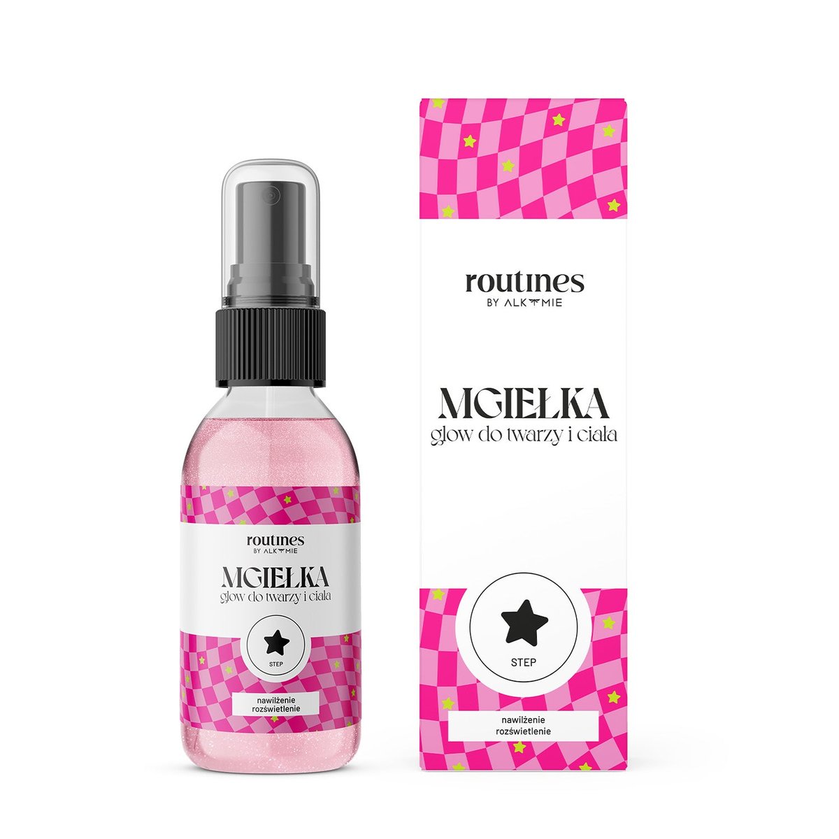 Empik ROUTINES Mgiełka nawilżająca odświeżająca rozświetlająca do twarzy i ciała