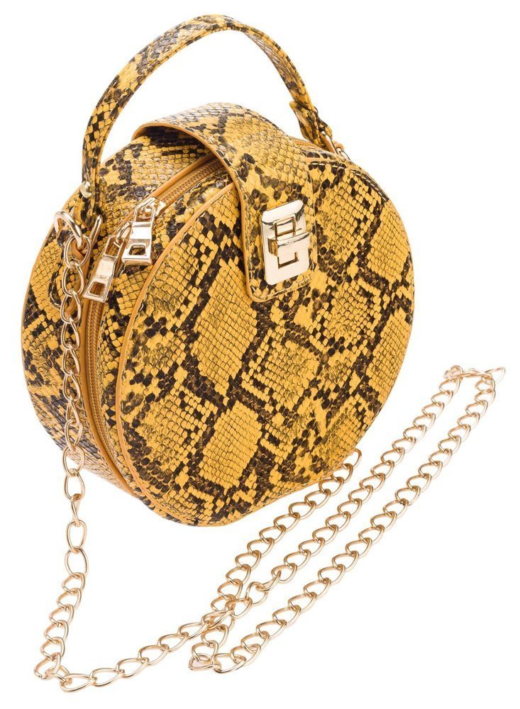 Фото - Жіноча сумка Rovicky ® mała listonoszka z łańcuszkiem na zamek torebka 