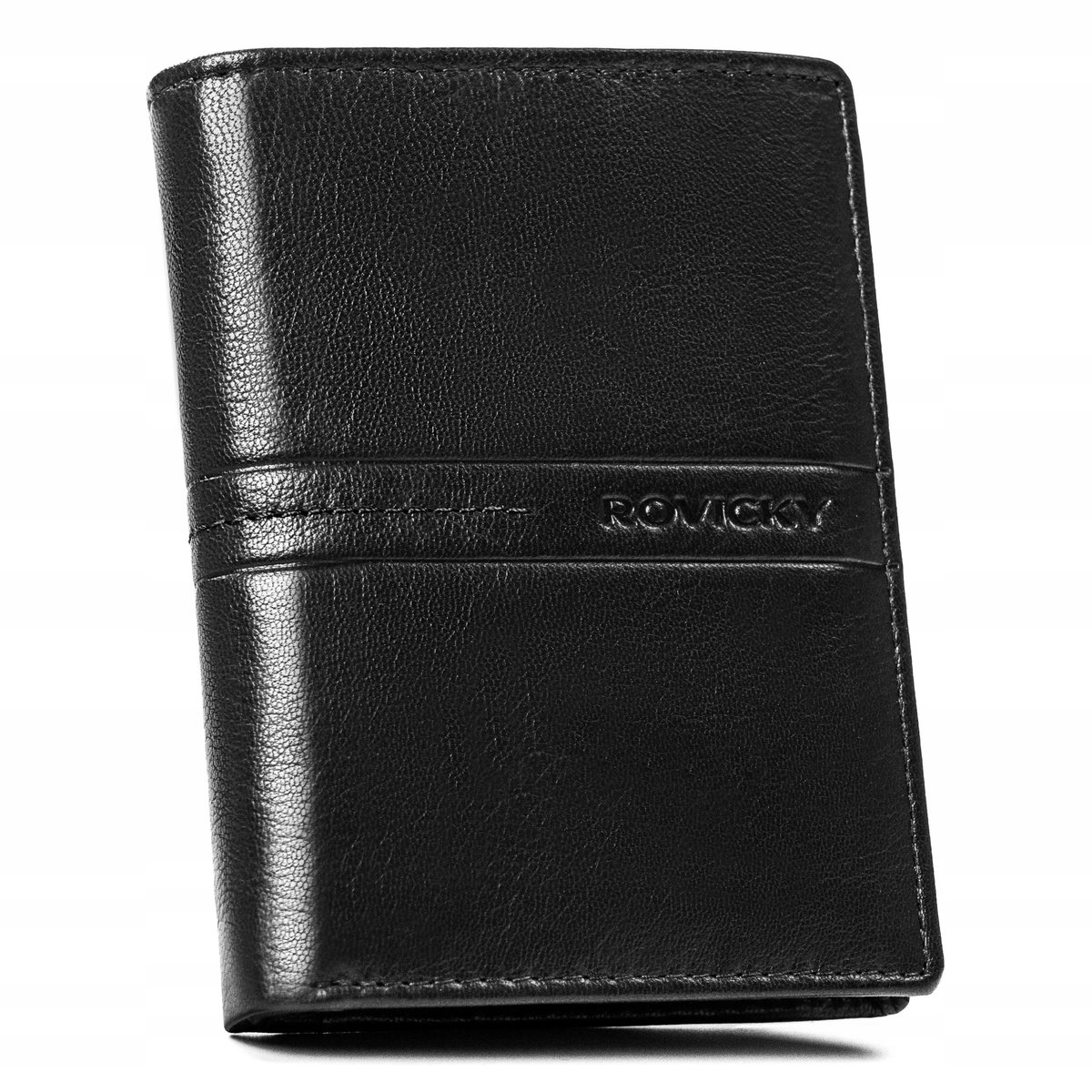 Rovicky Rovicky portfel skóra naturalna czarny - mężczyzna