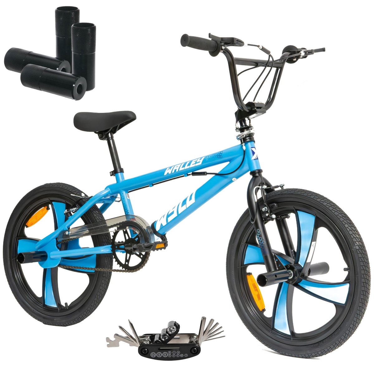 Rower BMX Męski Damski Koła 20 Freestyle Kierownica Obrotowa Rotor 360 ...