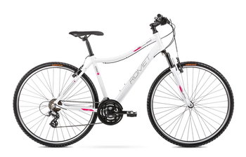 Rower crossowy ROMET ORKAN D 2024 biało-fioletowy, 19, 28, nd., kobieta - Romet