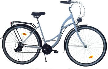 Rower Dallas City 28" 21Spd - Biały Z Czarnym - DALLAS BIKE