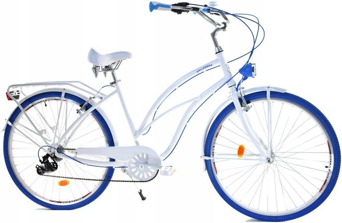 Фото - Велосипед Dallas Rower  Cruiser 28' 7spd Lady Alu - biały z niebieskim 