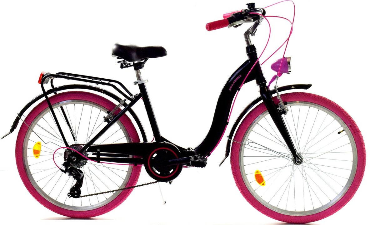 Фото - Велосипед Dallas Rower  Składak Alu 26' 7spd - czarny z różem 