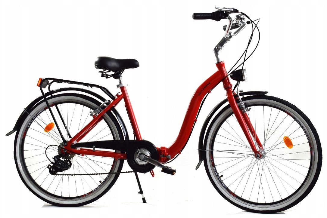 Фото - Велосипед Dallas Rower  Składak Alu 26″ 7spd – czerwony z czarnym 