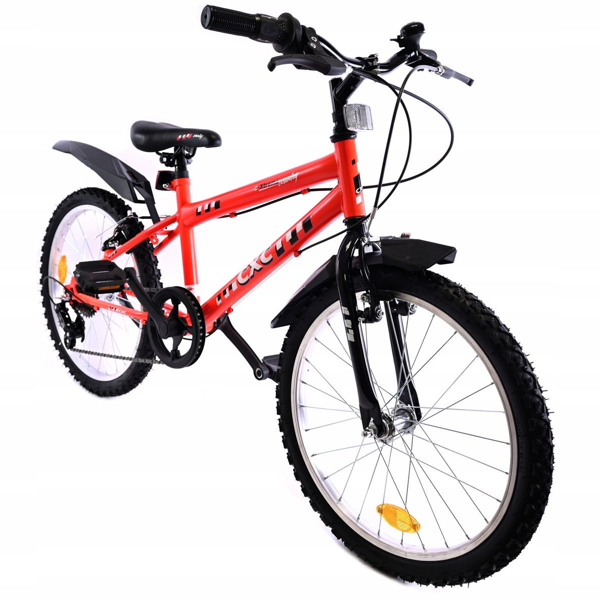 ROWER DZIECIĘCY 20 CALI CZERWONY GÓRSKI PRZERZUTKI LEKKA RAMA DLA ...