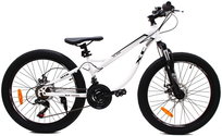 Rower Dziecięcy Actim 24 Cale Biało-czarny