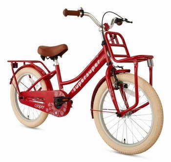 Rower dziecięcy Cooper 18 Cal 28 cm Dziewczyny Hamulec gwintowany Czerwony - Inna marka