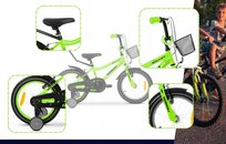 ROWER DZIECIĘCY ROWEREK 18 CALI TABOU ROCKET ALUMINIOWY PROWADNIK BMX LEKKI Tabou