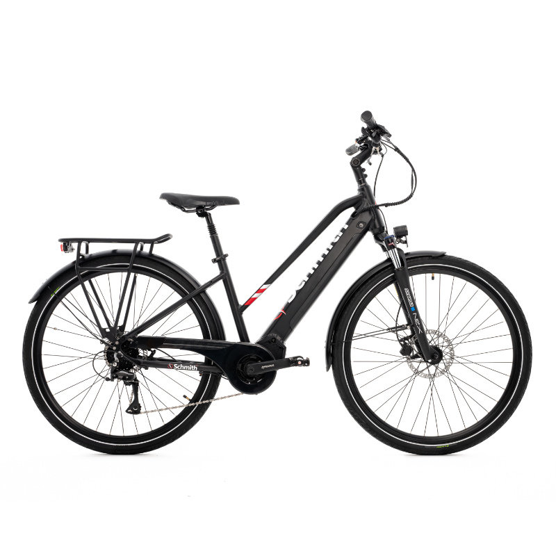 Zdjęcia - Rower Germina  elektryczny, 28', trekking, czarny, E-BIKE,  / 