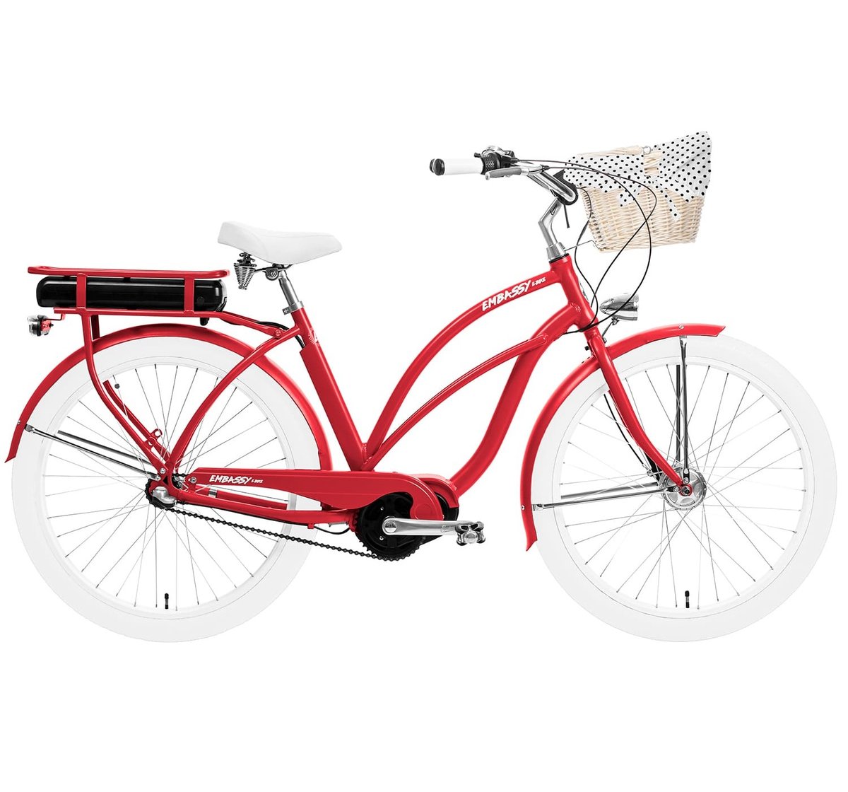 Rower Elektryczny Damski Embassy Red Lipstick 3B Embassy Sport