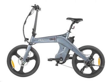 Rower elektryczny DYU T1 250W 25km/h 10ah 26V 30KM koło ze stopu magnezu 20" szary - DYU