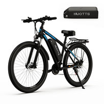 Rower Elektryczny Podwójna Bateria Duotts C29 - Moc 750W Zasięg 60KM - Czarny DUOTTS