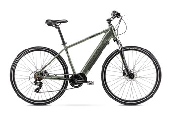 Rower elektryczny ROMET ORKAN M E-BIKE 1 2022 ciemnozielono-czarny, 22 - Romet