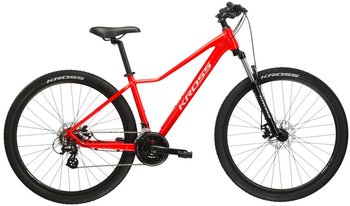 Rower górski damski Kross Lea 2.0 27 M(17") rower czerwony/srebrny - Kross
