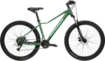 Rower górski damski Kross Lea 3.0 27 M(17") rower zielony/miętowy połysk - Kross