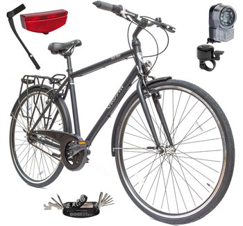 Rower Męski Miejski 28" SHIMANO Nexus 7 Bagażnik Błotniki Światła Lekki - CHRISSON