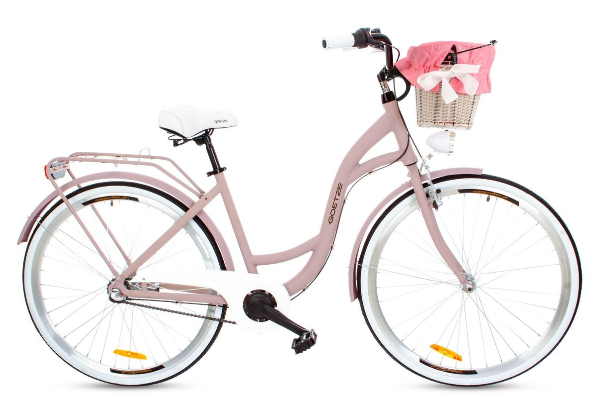 Rower miejski damski z przerzutkami Goetze 28 cali liliowy Goetze Sport Sklep