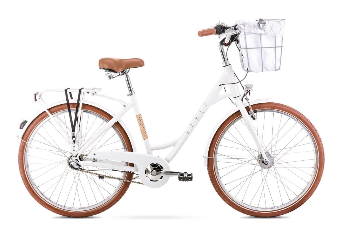 Фото - Велосипед Romet Rower miejski  POP ART CLASSIC  biały, 18, 28, nd., kobieta  2024