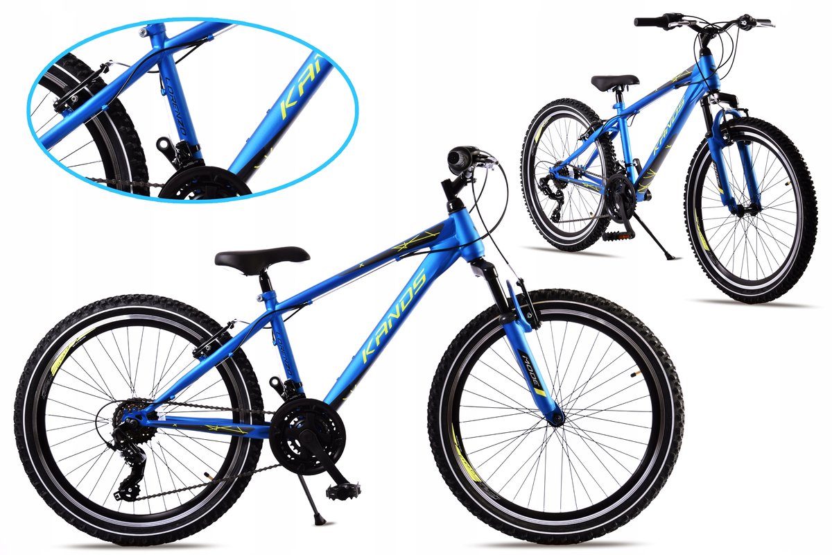 Rower Mtb Jr 24 Kands Lorenzo NiebieskoSeledynowy 2023 Kands Sport