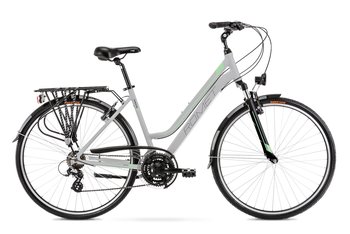 Rower Romet Gazela 1 M Kolekcja 2021 17", jasnoszaro- zielony 2021 - Romet