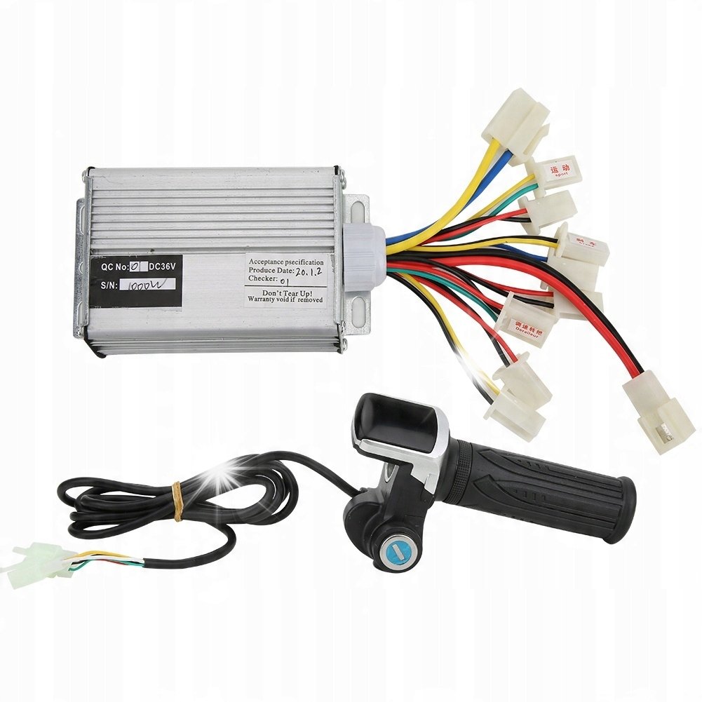 Naemriee 36V 48V 52V 60V 350W 18A brushless DC motor controller e-bike controller FC100 LCD Display Speedometer