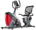 Rower treningowy leżący poziomy HS-070L Helix czerwony - Hop-Sport