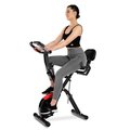 Rower treningowy magnetyczny składany X-bike HS-3030X Apeks czarny - Hop-Sport