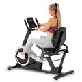 Rower treningowy poziomy leżący HS-060L Pulse srebrny - Hop-Sport