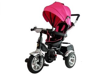 Rower Trójkołowy PRO500 Różowy - Lean Toys