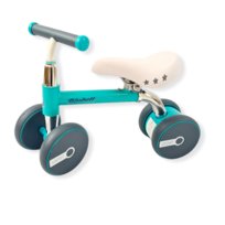 Rowerek biegowy 1001 Stalowy na roczek Miętowy