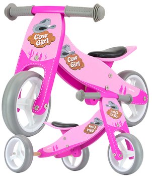 ROWEREK BIEGOWY 2w1 pierwszy rower dla dziewczynki 1 2 3 latka - PakaNiemowlaka
