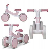 Rowerek biegowy chodzik jeździk 4 koła AMORTYZACJA na roczek Lionelo Villy