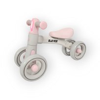 Rowerek biegowy na roczek Ari jeździk lampka szary różowy