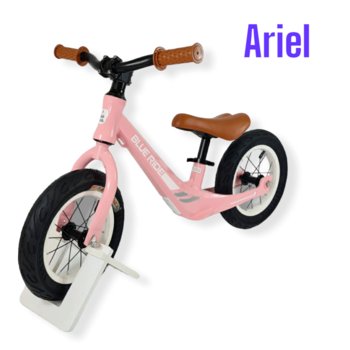 Rowerek Biegowy Pompowane Koła Stalowy BMT010 ARIEL RÓŻOWY - Blue Ride