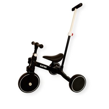 Rowerek Biegowy Trójkołowy 3w1 003 Czarny + KIJ - Inna marka