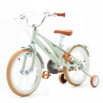 Rowerek Dziecięcy 12 Cali Rower Dla Dzieci Z Bocznymi Kółkami Miętowy Lekki