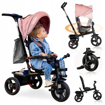 Rowerek Trójkołowy 2W1 Obracany Regulowany Z Daszkiem Lionelo Haari - Lionelo