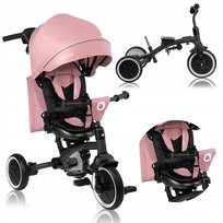 Rowerek Trójkołowy 2W1 Obracany Regulowany Z Daszkiem Lionelo Tris