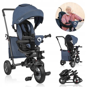 Rowerek Trójkołowy Dziecięcy 2W1 Obracany 360° Z Daszkiem Lionelo Tris - Lionelo