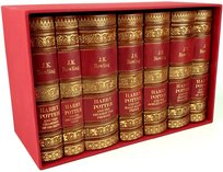 ROWLING- HARRY POTTER 7 book boxed, complete set, leather rebound, UK version Rowling J. K.