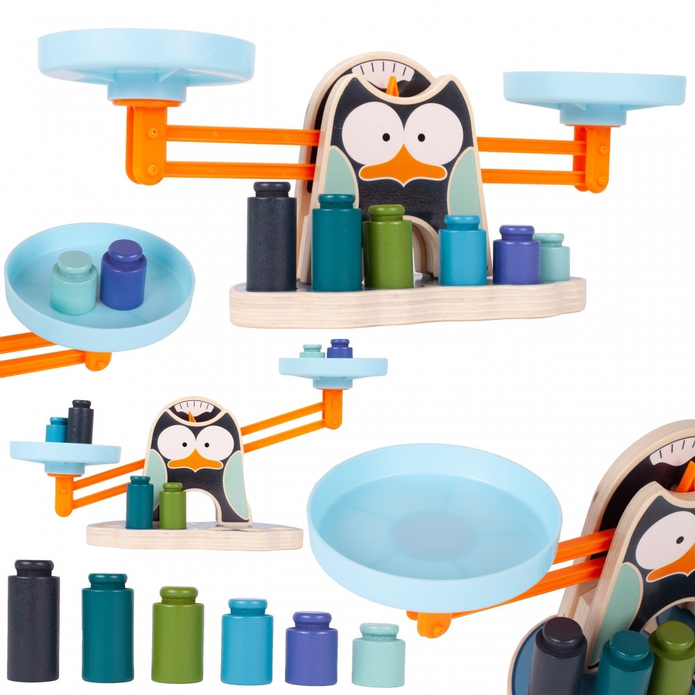 Zdjęcia - Zabawka edukacyjna Gianna Rose Atelier Równoważnia Nauka Ważenia Pingwinek gra balansująca MalPlay 