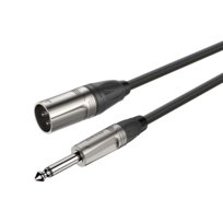 Roxtone Kabel audio 3m Jack 6.3mm Mono, XLR 3-pin męski DMXJ250L3