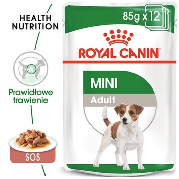 ROYAL CANIN Mini Adult 12x85g karma mokra w sosie dla psów dorosłych, ras małych - Royal Canin